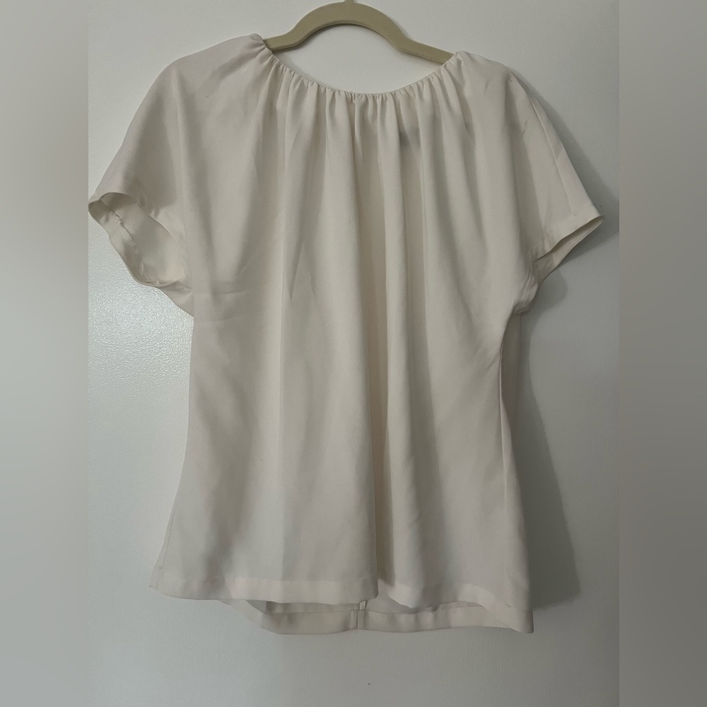 Elegant Cream Women's Top